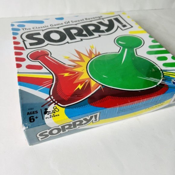 Sorry Board Game Card Educational Family Party Fun Board Game New Sealed - Picture 2 of 3
